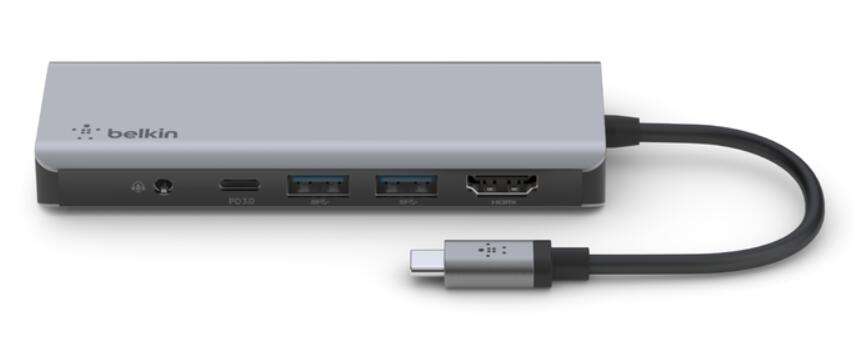 Belkin CONNECT™ USB-C-7-in-1-Multiport-Hub-Adapter Belkin CONNECT™ USB-C-7-in-1-Multiport-Hub-Adapter
